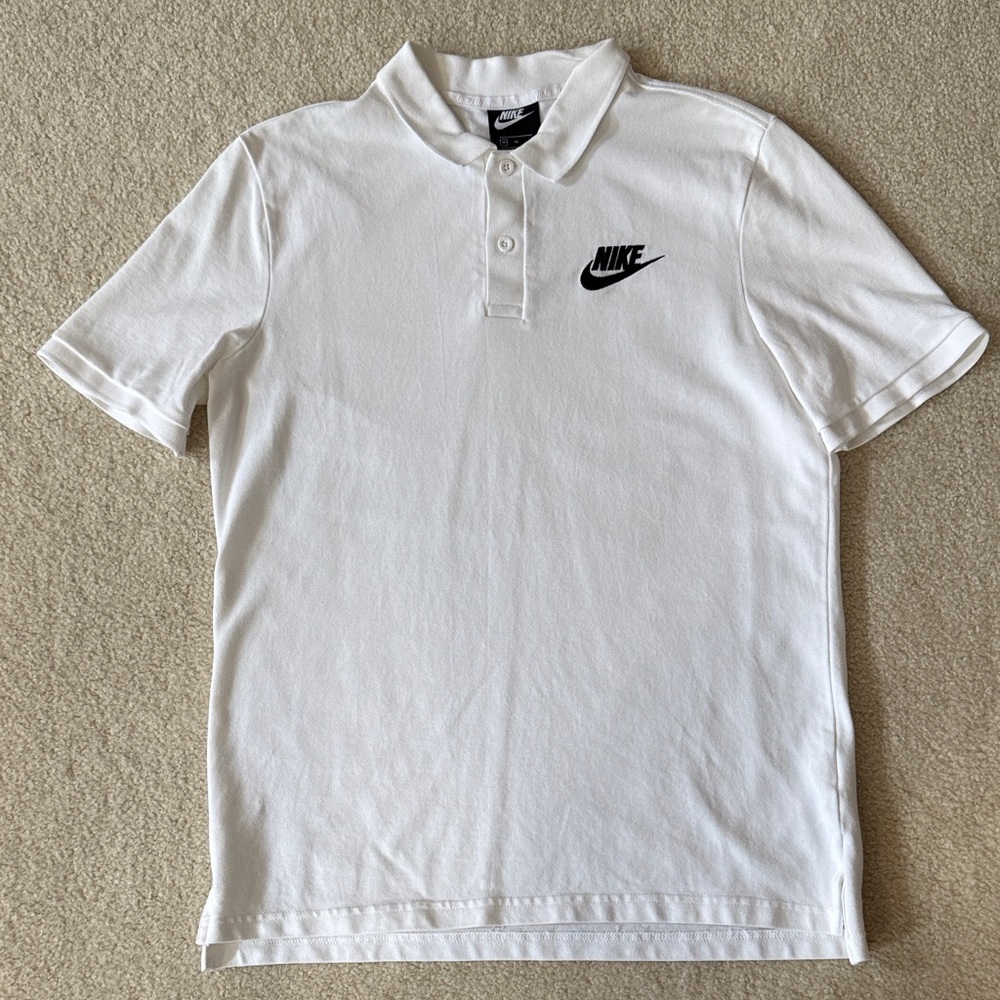 Nike Men's Classic White Polo Shirt